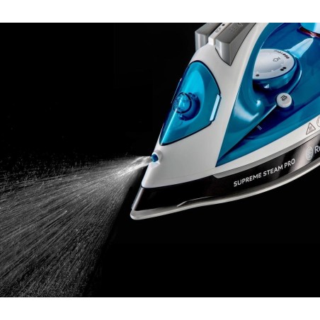 Russell Hobbs Supreme Steam Pro 23971-56 Dampstrygejern 2600W Sort Blå Grå Hvid